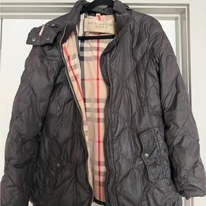 Burberry Gray Puffer Jacket